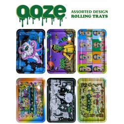 Ooze | Assorted Small Rolling Trays - Designer Series - 6ct Pack [OZTPK-SET1]
